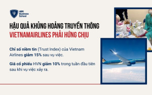 Hãng hàng không Vietnam Airlines đã phải hứng chịu hậu quả nặng nề từ vụ việc này
