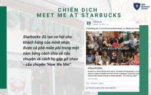 Chiến dịch Meet me at Starbucks nhận được nhiều sự quan tâm trên mạng xã hội