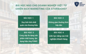 4 bài học quý giá từ Chiến lược Marketing của Starbucks