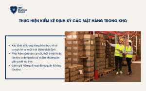 Kiểm kê định kỳ để cập nhật chính xác các số liệu