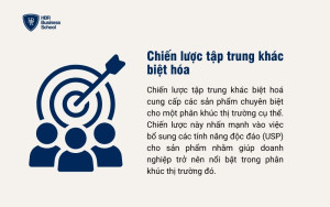 Phương pháp triển khai chiến lược tập trung khác biệt hóa