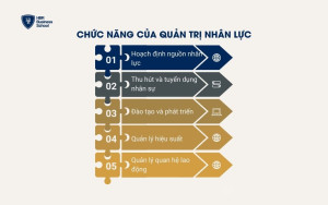 Chức năng của hoạt động quản trị nhân lực