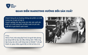 Quan điểm Marketing sản xuất