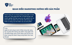 Quan điểm Marketing hướng đến sản phẩm