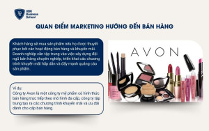 Quan điểm Marketing hướng đến bán hàng