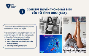 Concept yếu tố tình dục