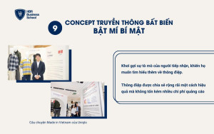 Concept bật mí bí mật  và ứng dụng