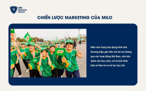 Chiến lược tiếp thị hướng đến trẻ em của Milo