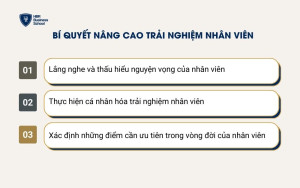 Bí quyết nâng cao trải nghiệm nhân viên