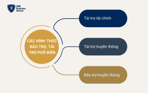 Các hình thức bảo trợ, tài trợ được các doanh nghiệp sử dụng phổ biến