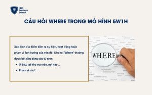 Câu hỏi Where trong mô hình 5W1H là gì?