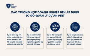 Các trường hợp doanh nghiệp nên áp dụng sơ đồ quản lý dự án PERT