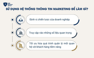 Doanh nghiệp sử dụng hệ thống thông tin marketing để làm gì?