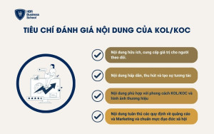 Tiêu chí đánh giá nội dung