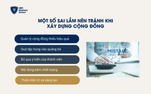 Một số sai lầm thường gặp khi xây dựng cộng đồng