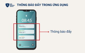 Thông báo đẩy là những thông báo hiện ngoài màn chờ của điện thoại