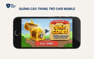 Minh họa về quảng cáo trong trò chơi mobile