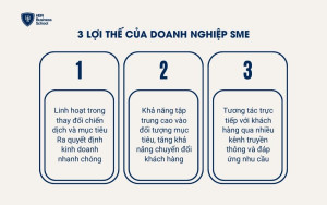 3 lợi thế của doanh nghiệp vừa và nhỏ