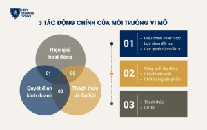 3 tác động chính của môi trường vi mô