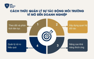 Cách thức quản lý sự tác động môi trường vĩ mô đến doanh nghiệp