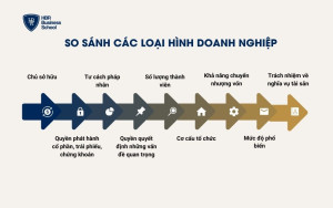 Tiêu chí so sánh các loại hình doanh nghiệp phổ biến hiện nay