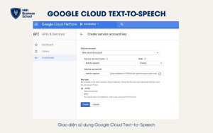 Công cụ Google Cloud Text-to-Speech