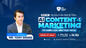 Khoá học ứng dụng AI trong Content Marketing lần đầu tiên tại HBR