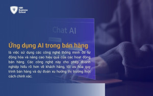 Ứng dụng AI trong bán hàng là gì?