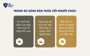 Tránh so sánh bản thân với người khác