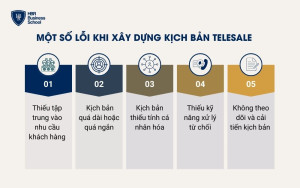 Những lỗi phổ biến khi xây dựng kịch bản telesale