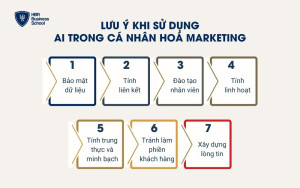 Lưu ý khi sử dụng AI trong cá nhân hoá marketing