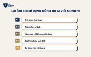 Lợi ích khi sử dụng công cụ AI viết content