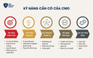 Kỹ năng cần có của CMO là gì?