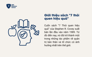 Cuốn sách “7 thói quen hiệu quả” của Stephen R. Covey