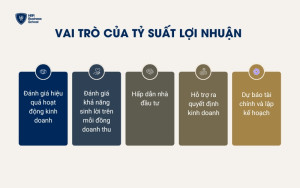 Vai trò của tỷ suất lợi nhuận với doanh nghiệp