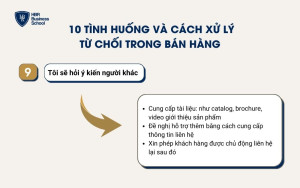 Xử lý tình huống “Muốn khuyến mãi”