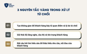 3 nguyên tắc vàng trong xử lý từ chối