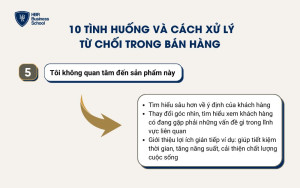 Xử lý tình huống “Không quan tâm”