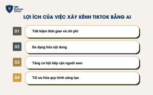 Lợi ích của việc xây kênh TikTok bằng AI