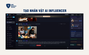 Tạo nhân vật AI influencer marketing