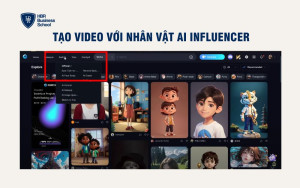 Tạo nhân vật AI influencer marketing