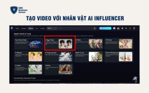 Tạo nhân vật AI influencer marketing