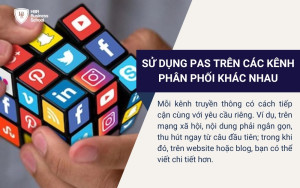 Công thức PAS có thể được áp dụng trên nhiều kênh truyền thông khác nhau