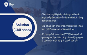 Giải pháp nên cụ thể, đơn giản và dễ tiếp cận với khách hàng