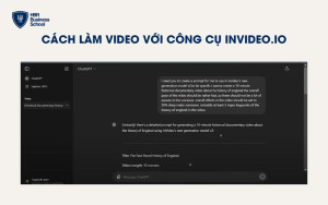 Tạo prompt làm video với ChatGPT