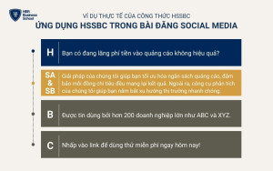 Ứng dụng HSSBC trong bài đăng social media