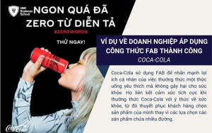 Coca-Cola là một ví dụ xuất sắc trong việc sử dụng công thức FAB