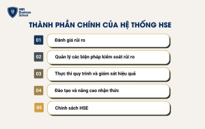 Hệ thống HSE bao gồm những thành phần chính nào?