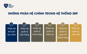 Những phân hệ chính trong hệ thống ERP