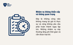 Nhiệm vụ không khẩn cấp và không quan trọng